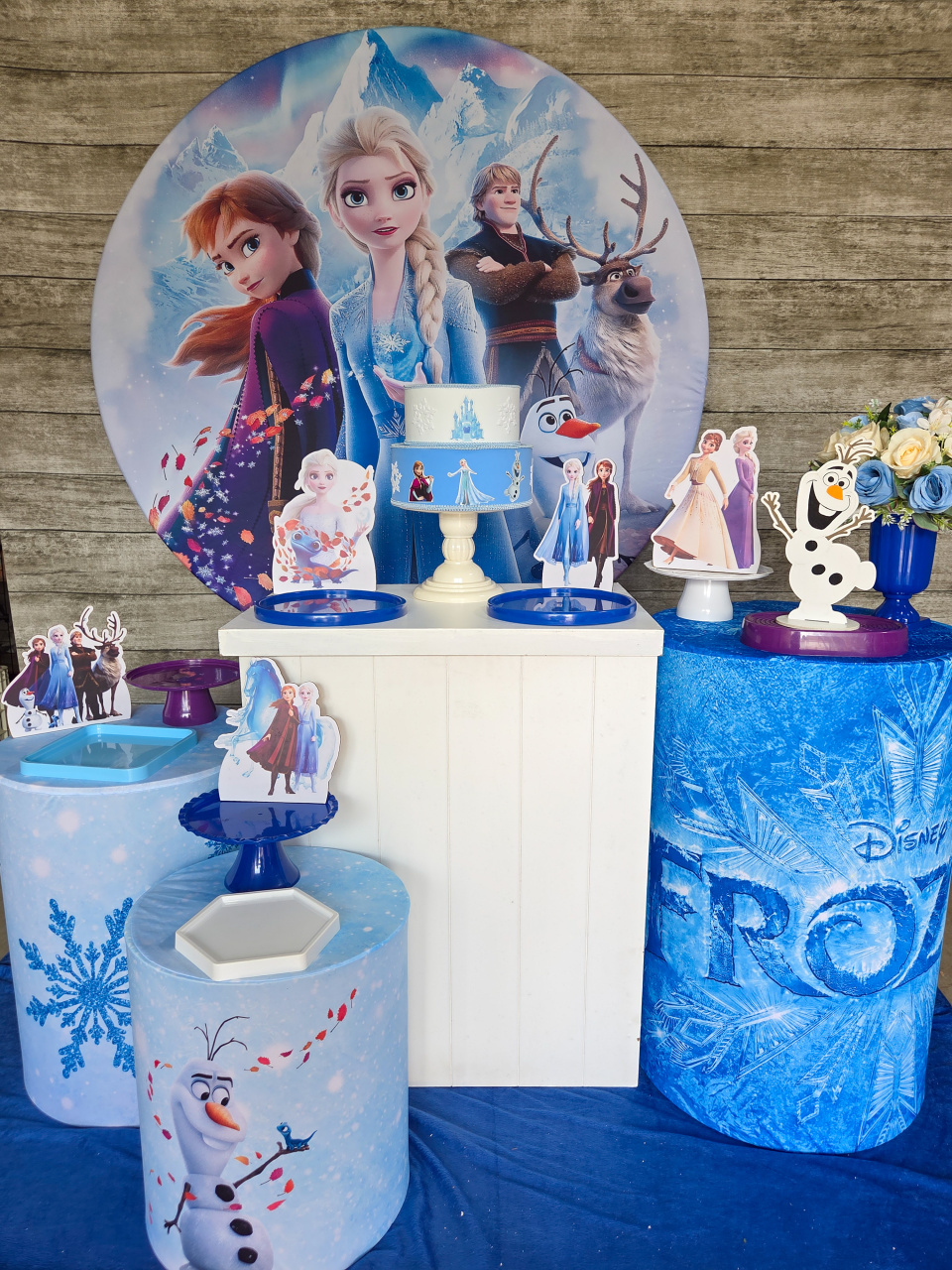 Frozen - Kit Prata - Anelan Artes e Decorações