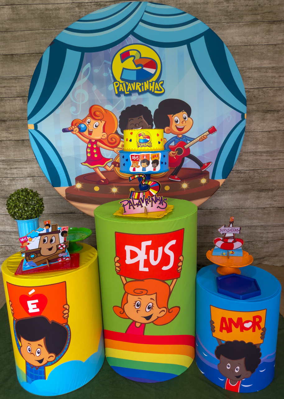 3 Palavrinhas - Kit Promocional - Anelan Artes e Decorações