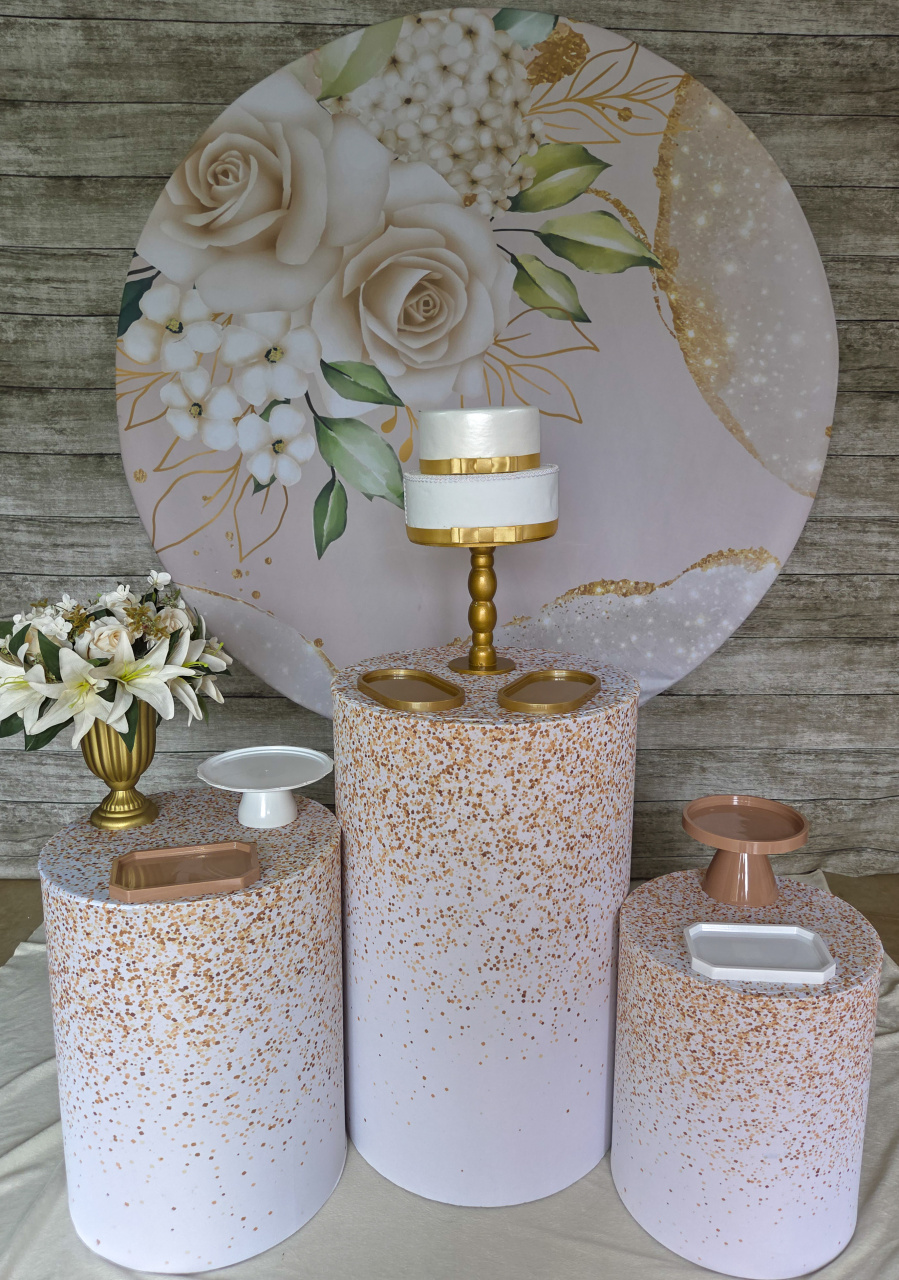 Floral Rosas Brancas - Kit Promocional - Anelan Artes e Decorações