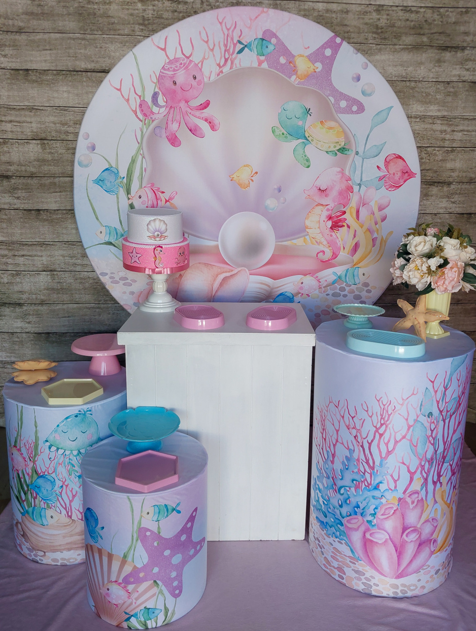 Concha - Kit Prata - Anelan Artes e Decorações