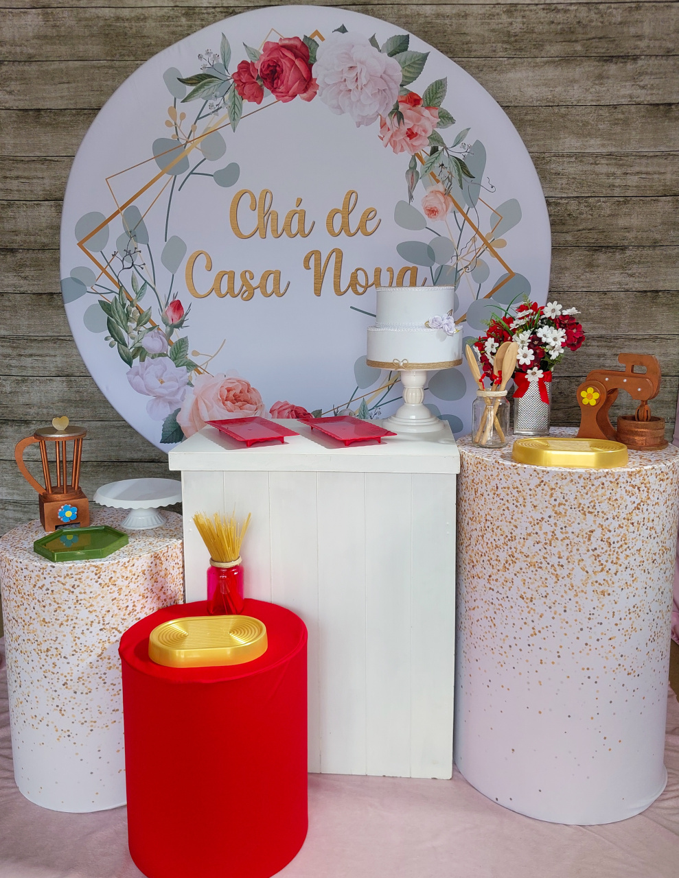 Chá de Casa Nova - Kit Prata - Anelan Artes e Decorações