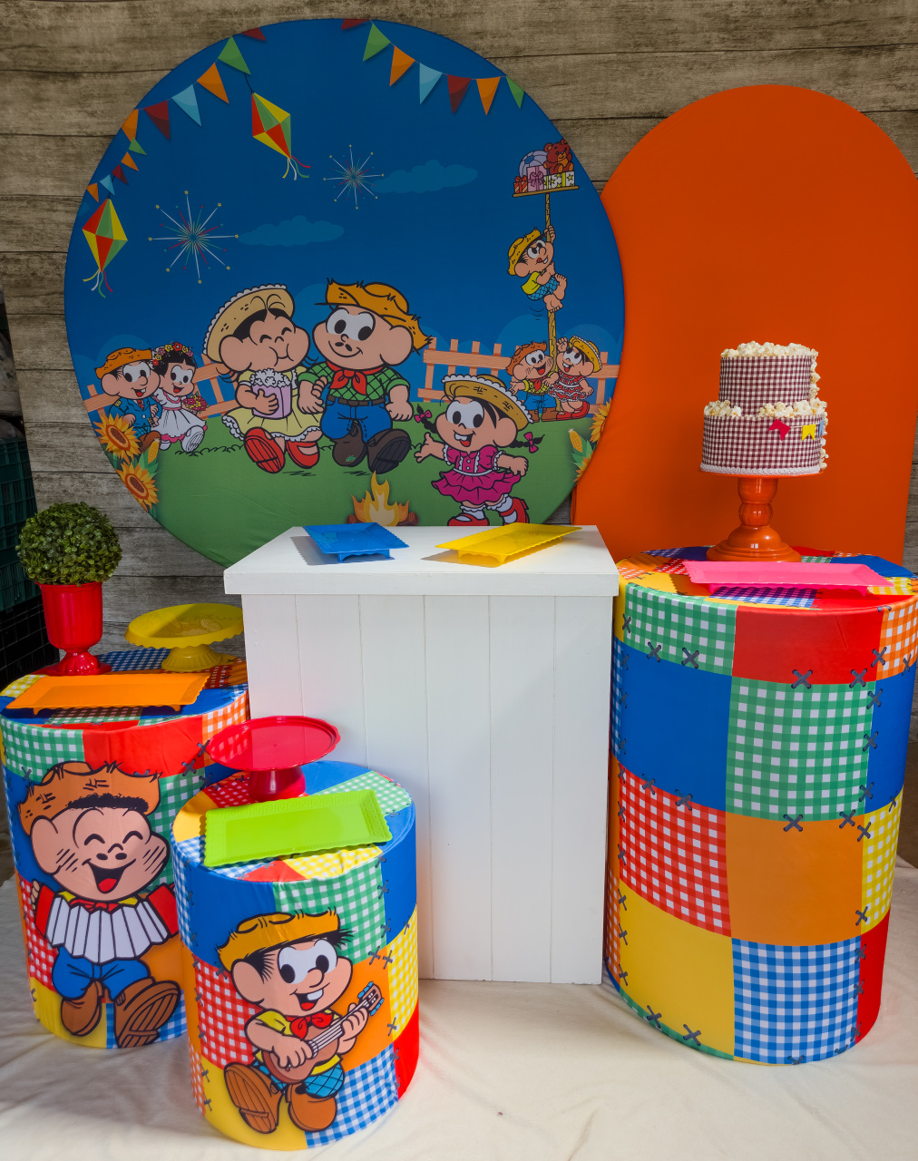 Festa Junina Turma da Mônica - Kit Ouro - Anelan Artes e Decorações
