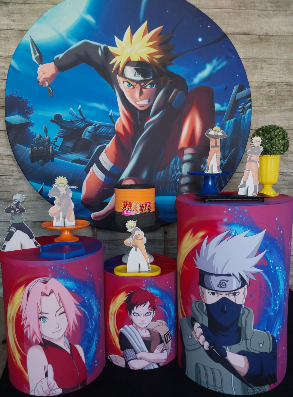 Naruto - Kit Promocional - Anelan Artes e Decorações