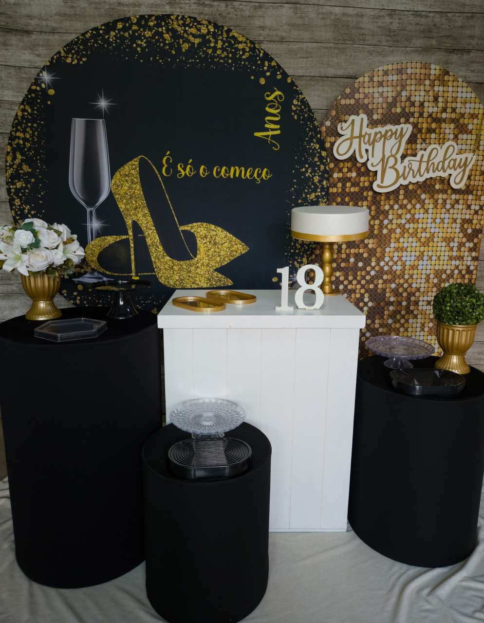 É Só O Começo - Kit Ouro - Anelan Artes e Decorações