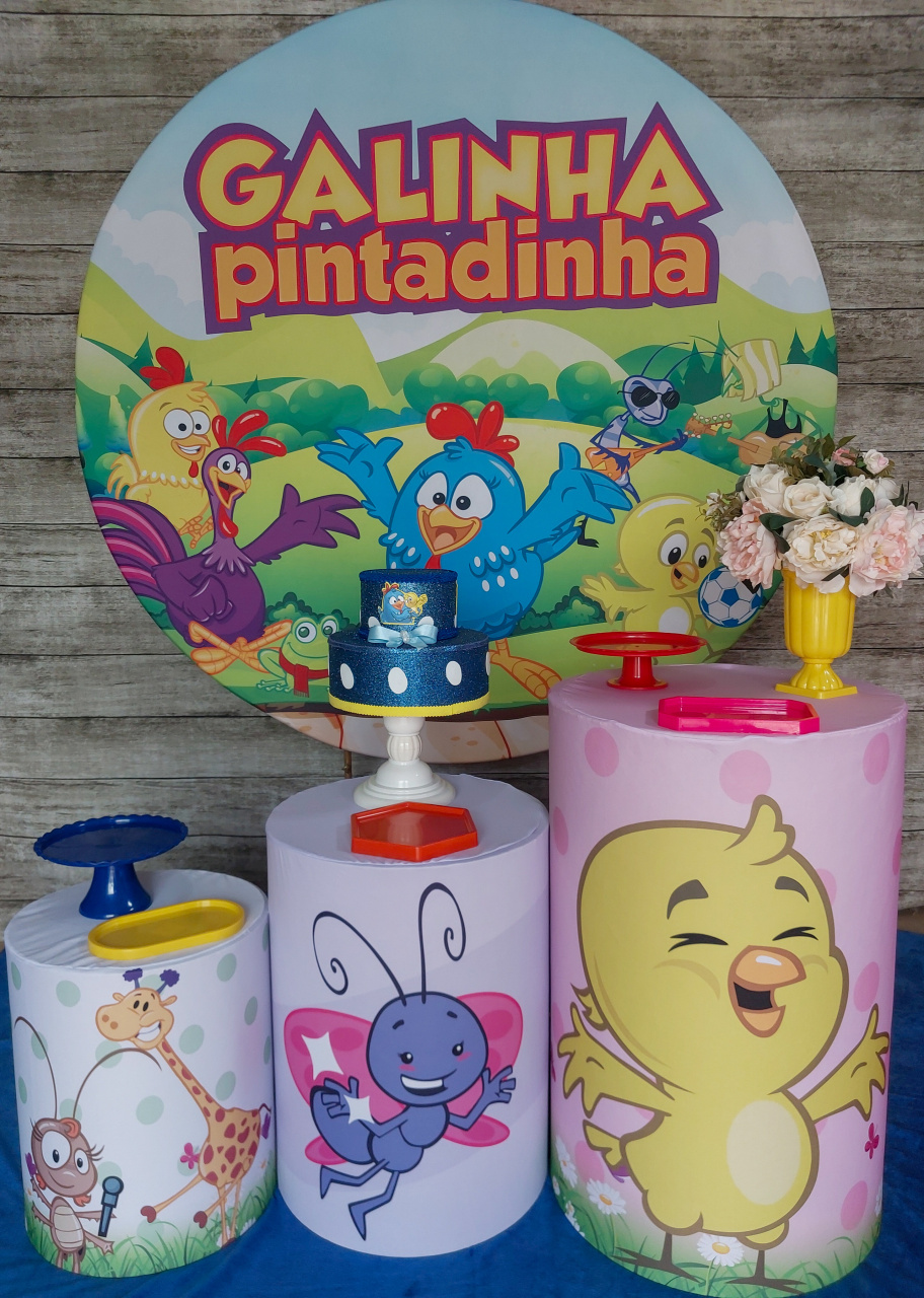 Galinha Pintadinha - Kit Promocional - Anelan Artes e Decorações