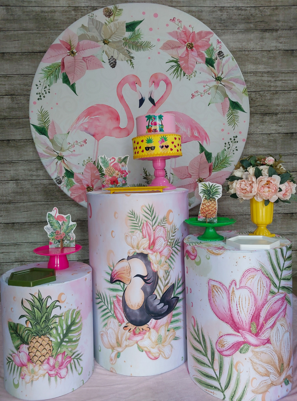 Flamingo - Kit Promocional - Anelan Artes e Decorações