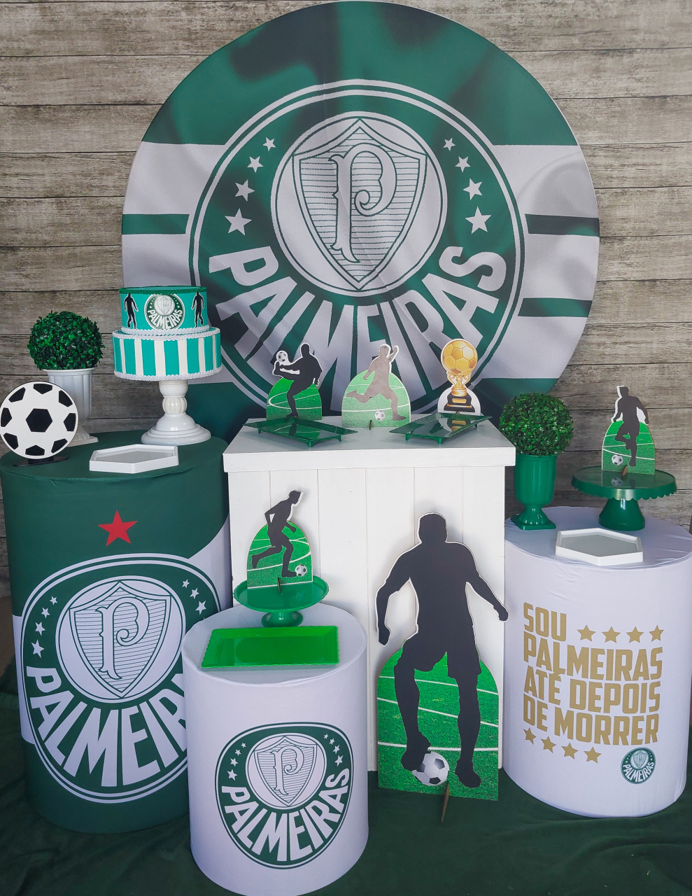 Palmeiras - Kit Prata - Anelan Artes e Decorações