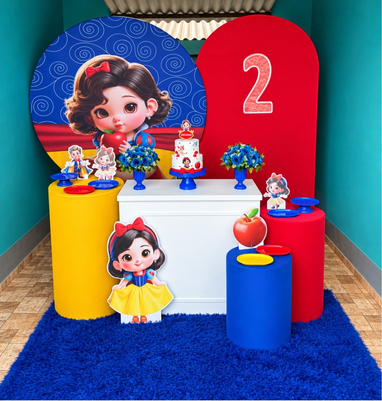 Kit Branca de Neve Baby - Decore com amor 