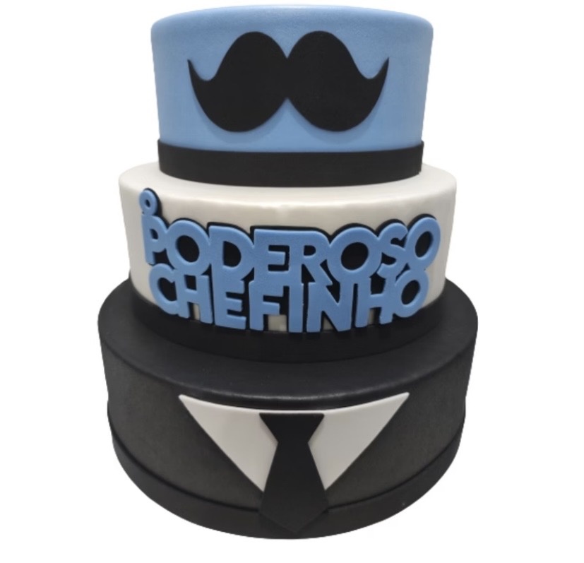 Bolo Fake Poderoso Chefinho - Decore com amor 