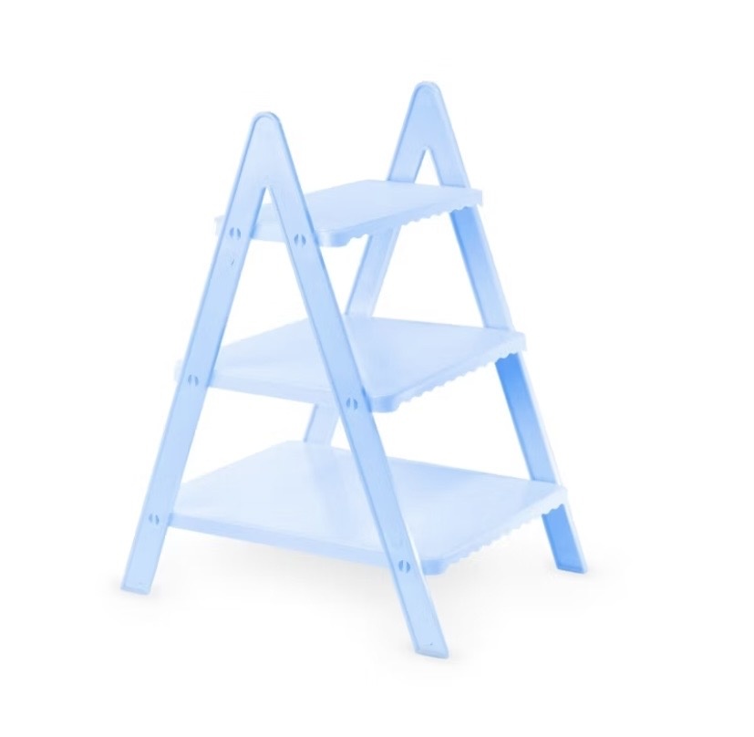 Escadinha Porta Doce Azul Bb - Decore com amor 