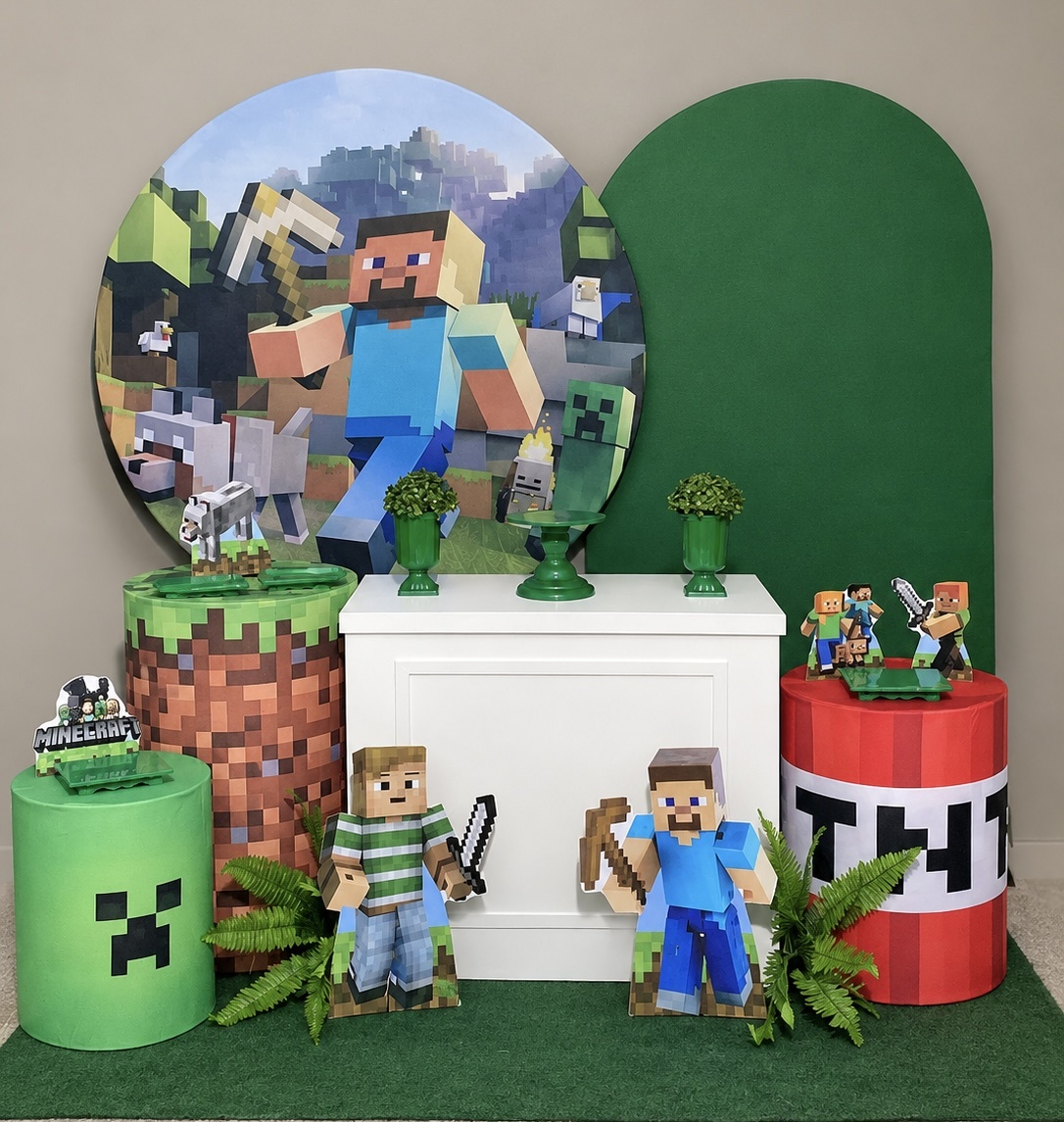 Kit Minecraft - Decore com amor 