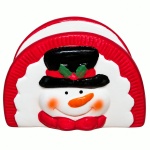 Porta Guardanapo Boneco de Neve - imagem 1