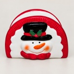 Porta Guardanapo Boneco de Neve - imagem 2
