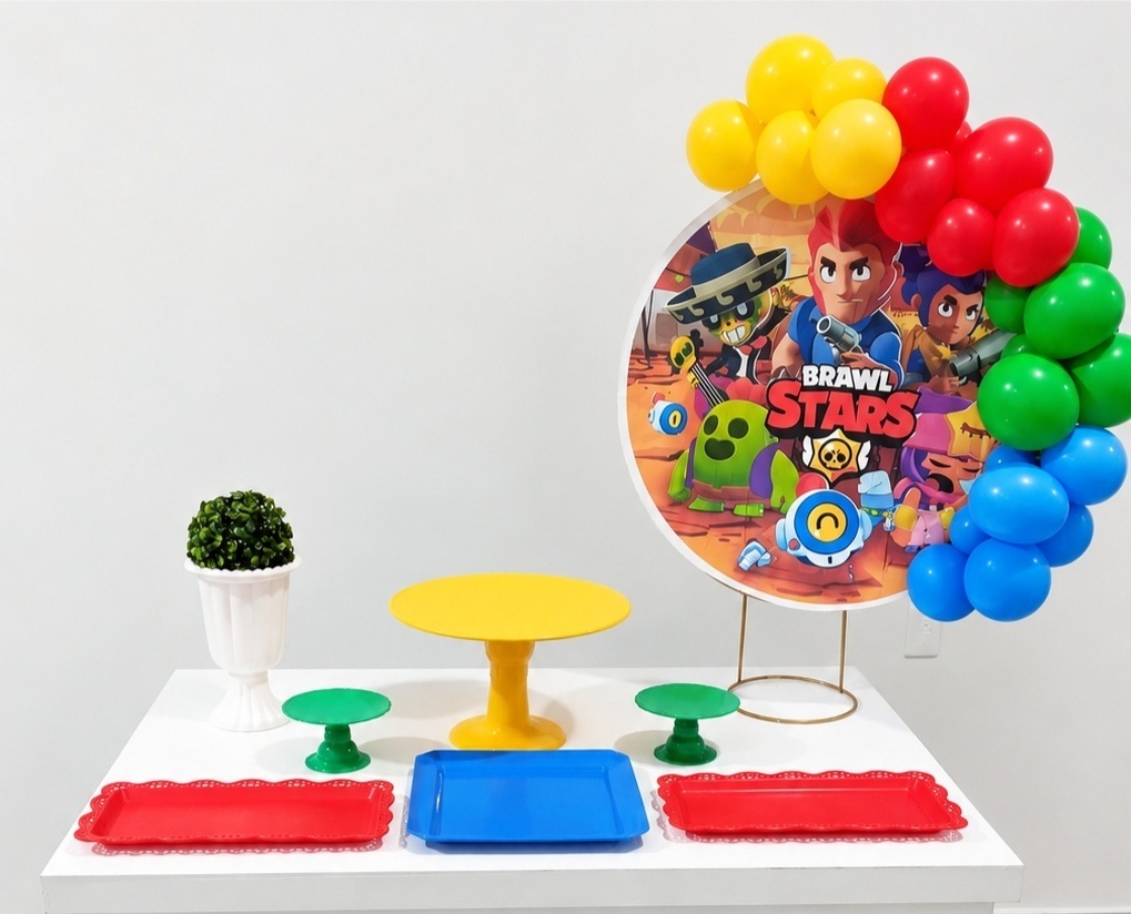 Kit Festa Na Mesa Brawl Stars - Rosane Fernandes Festas 