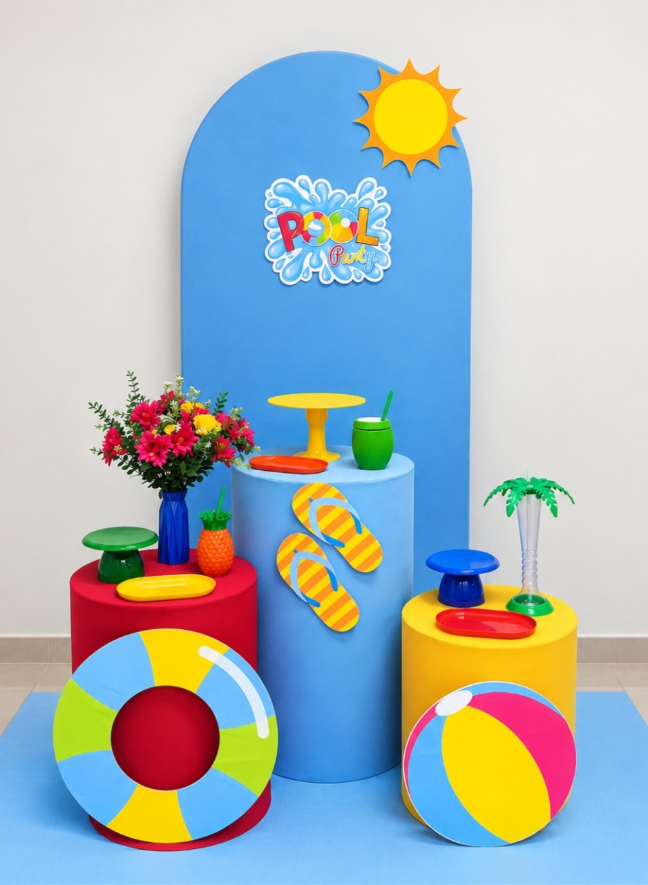 Kit Pool Party P - Rosane Fernandes Festas 
