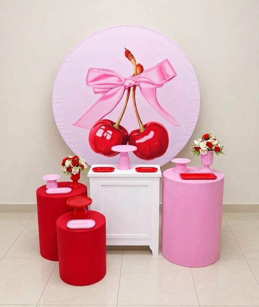 Kit Promocional M Cerejinha - Rosane Fernandes Festas 