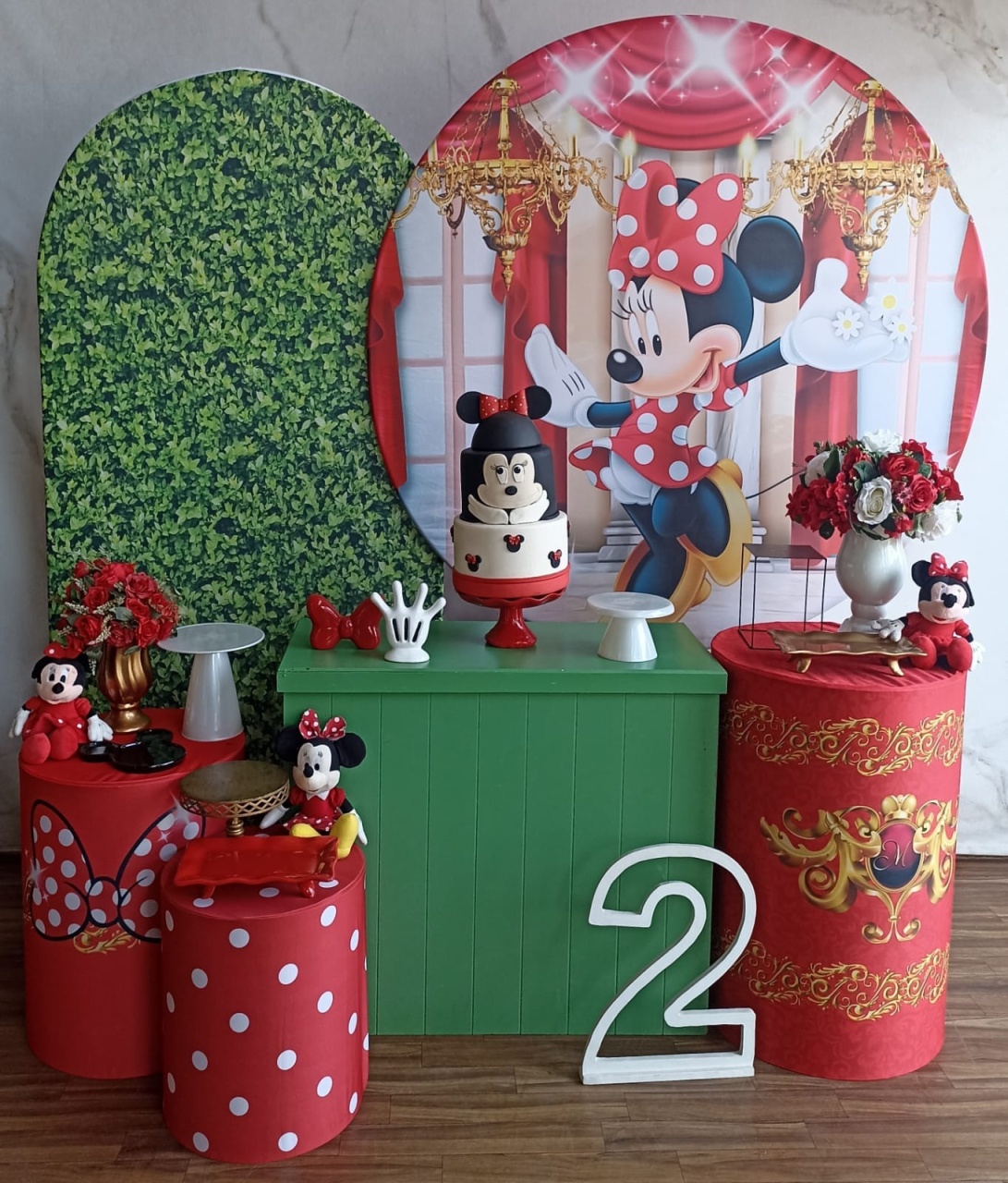 Kit Diamante Minnie Vermelha  - Cantinho da Cris Reis
