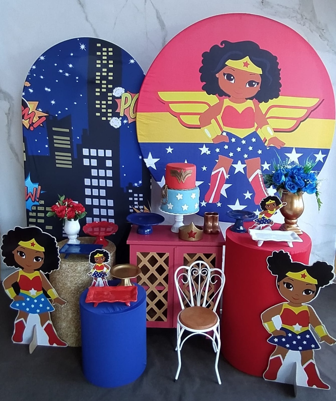 Kit Diamante Mulher Maravilha Representatividade - Cantinho da Cris Reis
