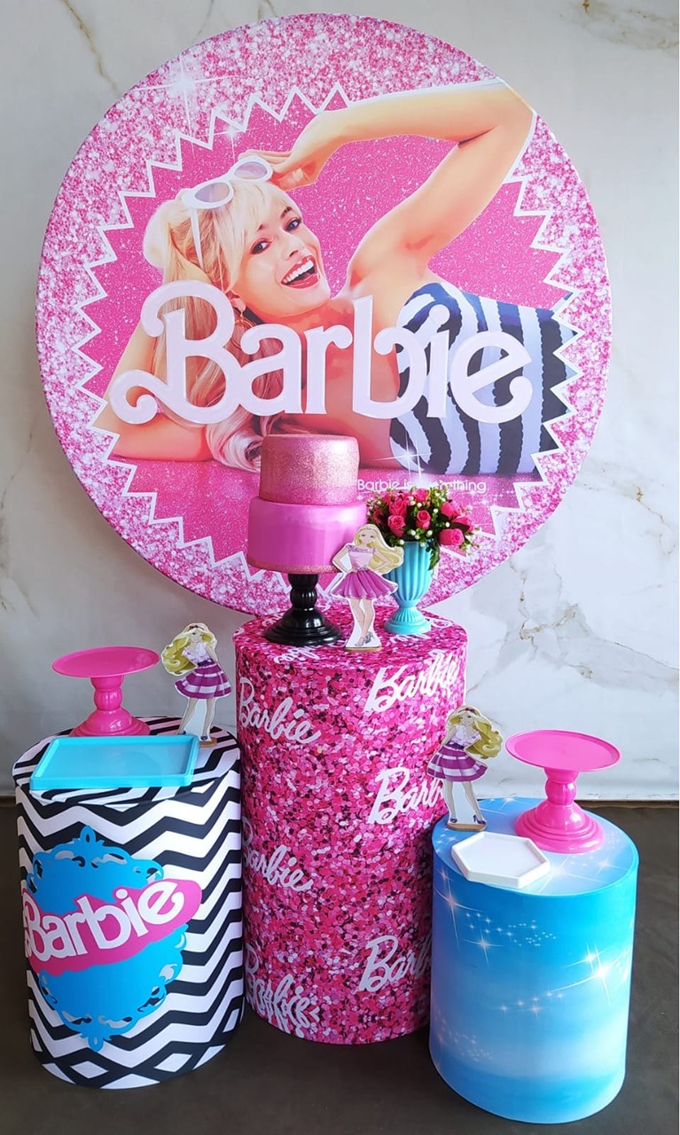 Kit Prata Barbie O Filme  - Cantinho da Cris Reis