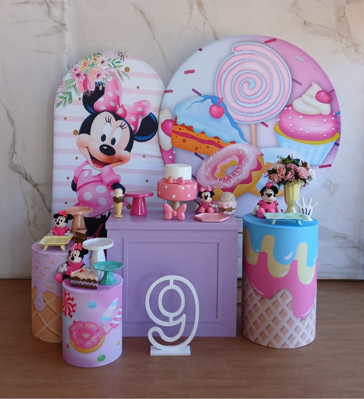 Kit Diamante Minnie Confeiteira - Cantinho da Cris Reis