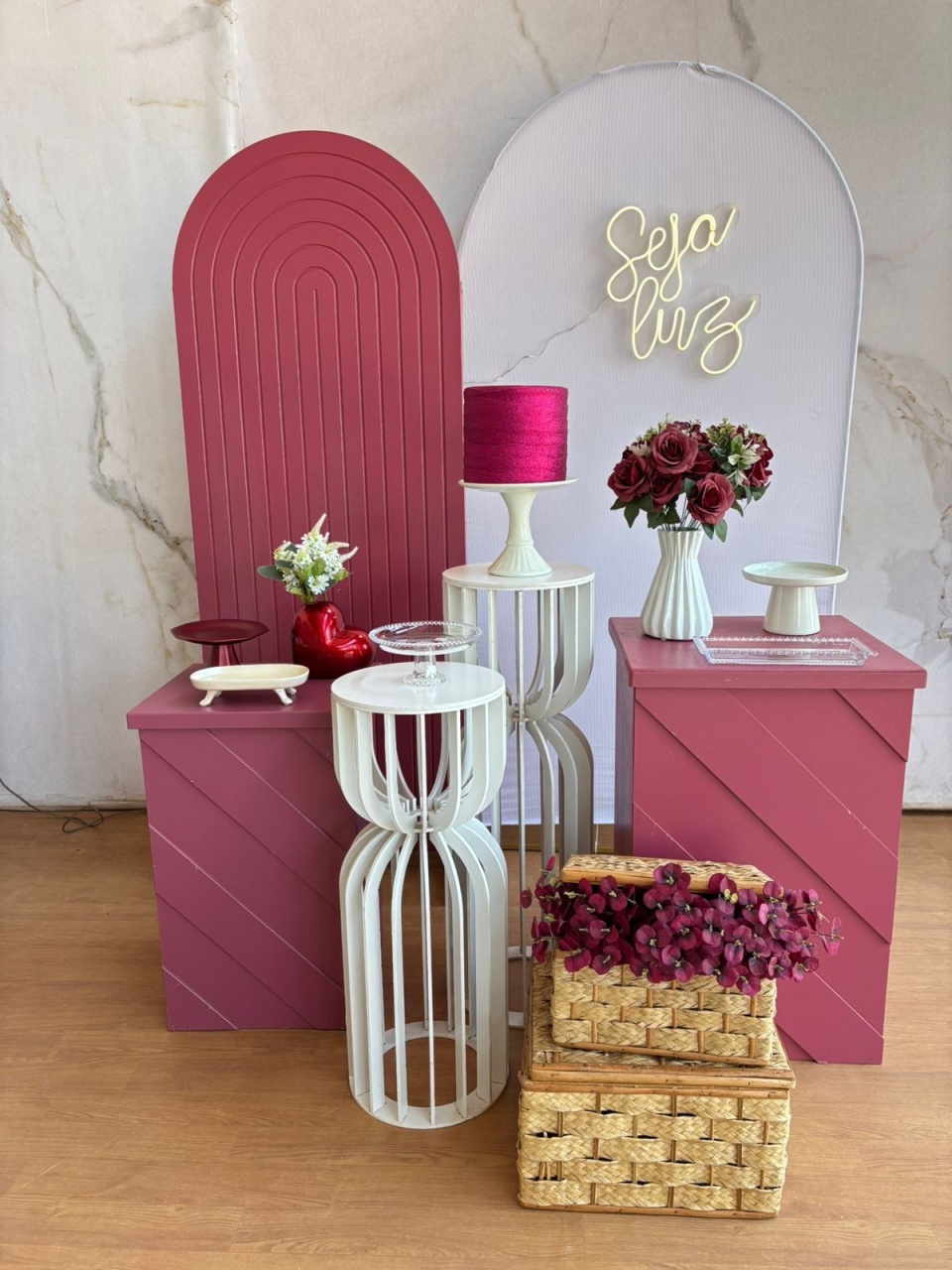 Kit Luxo Marsala  - Cantinho da Cris Reis