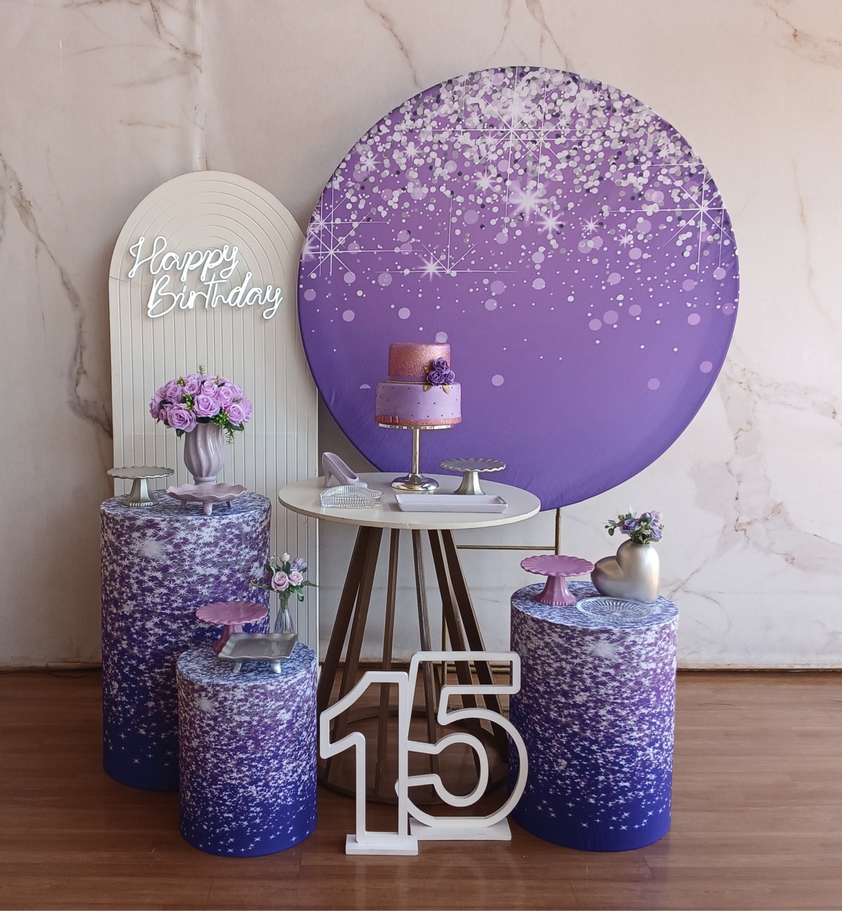 15 Anos Lilas - Cantinho da Cris Reis