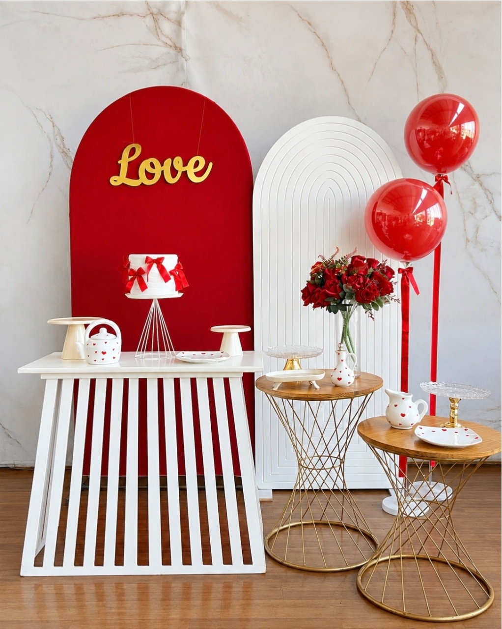 Chá de Panela / Casa Nova - Luxo Vermelho - Cantinho da Cris Reis
