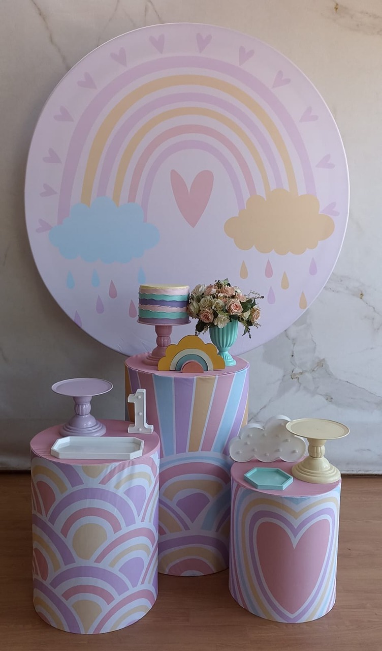 Kit Prata Arco Íris Boho  - Cantinho da Cris Reis