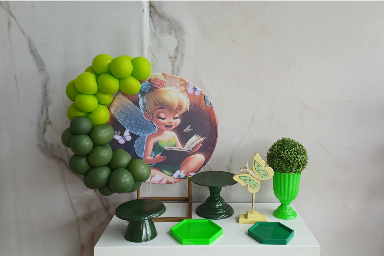 Festa Na Mesa- Tinker Bell - Cantinho da Cris Reis
