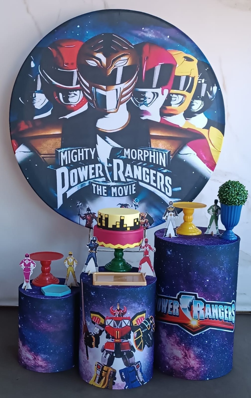 Kit Prata Power Rangers - Cantinho da Cris Reis