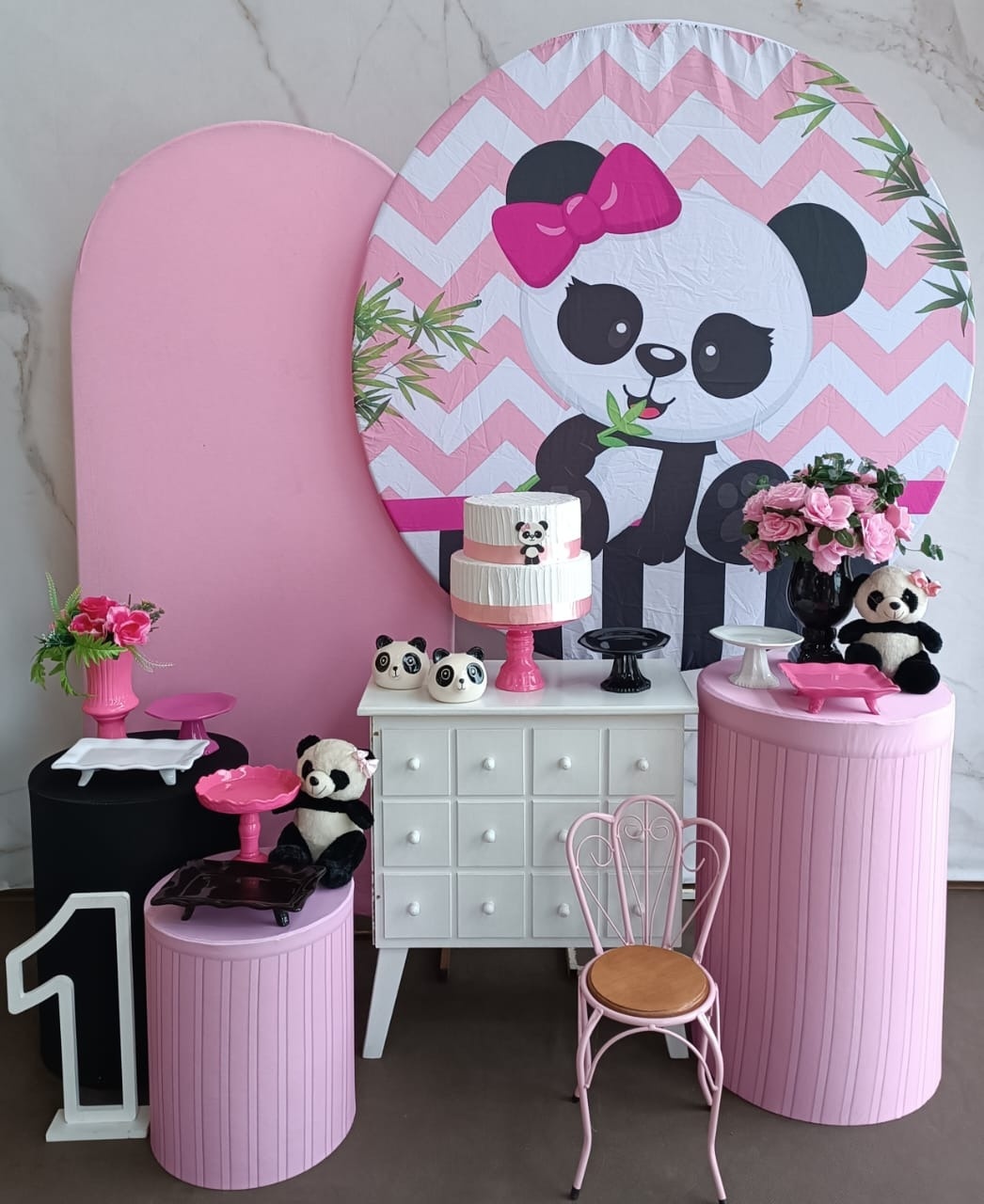 Kit Diamante Panda Menina - Cantinho da Cris Reis