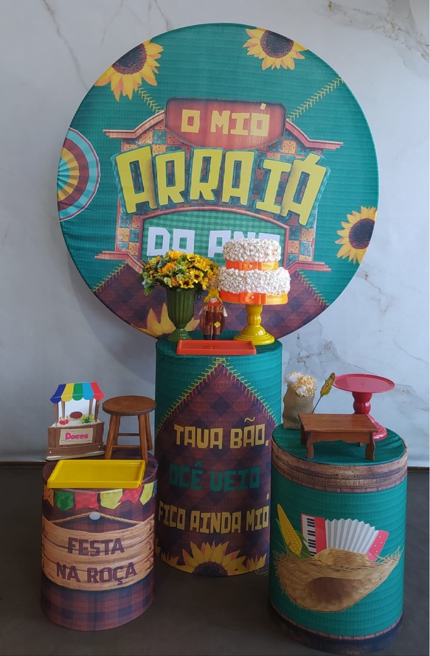 Kit Prata Festa Junina 2 - Cantinho da Cris Reis
