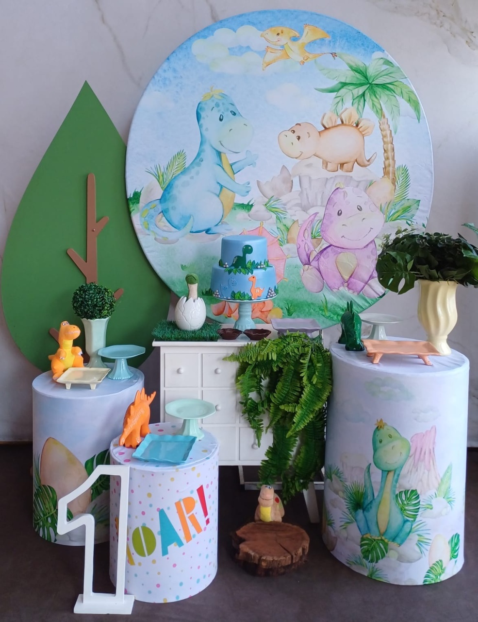 Kit Diamante Dino Baby (2)  - Cantinho da Cris Reis