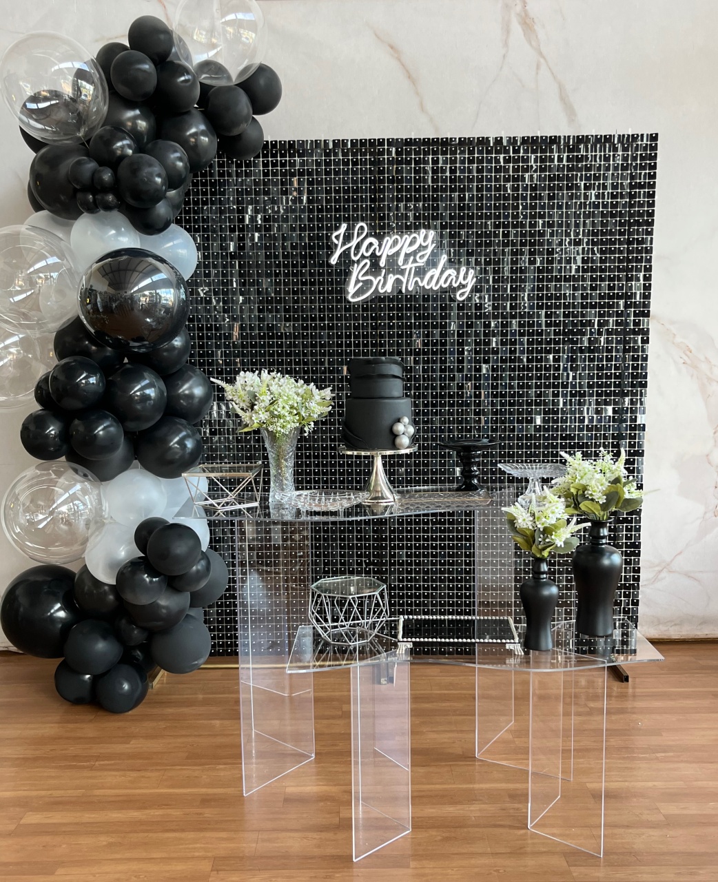 Kit Luxo Preto E Prata - Cantinho da Cris Reis