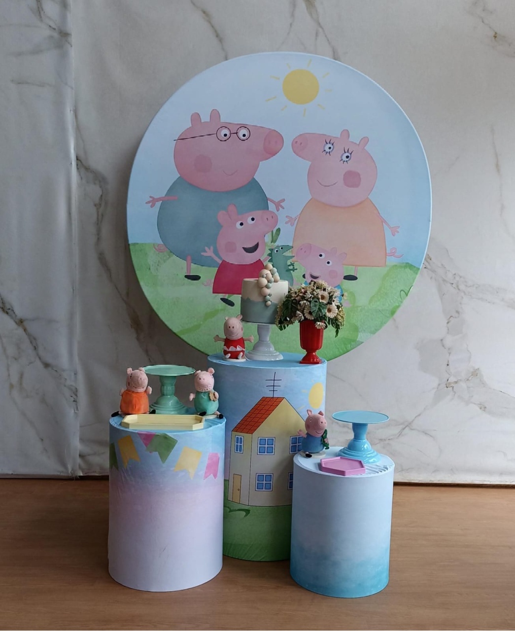 Kit Prata Peppa Pig 2  - Cantinho da Cris Reis