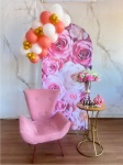 Kit Dia das Mães- Floral Rosa C/ Balão - imagem 1