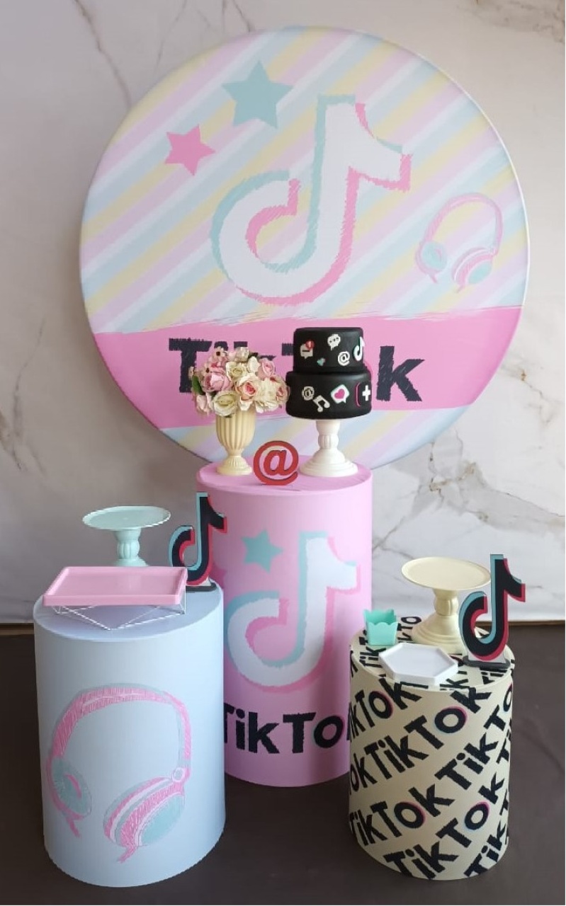 Kit Prata Tik Tok 1 - Cantinho da Cris Reis