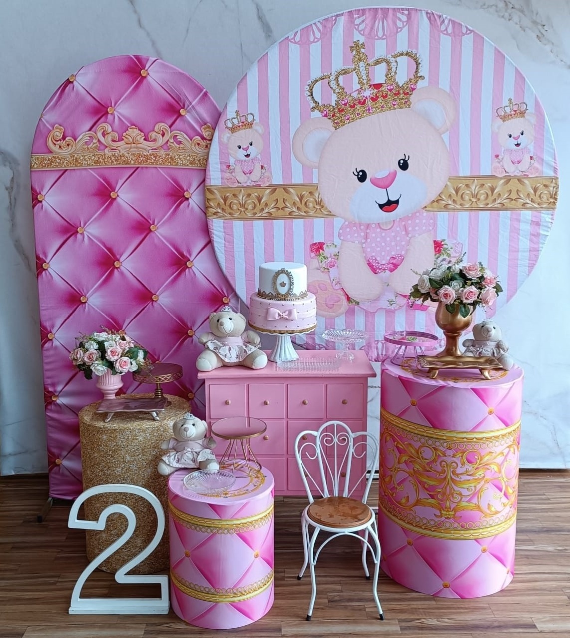 Kit Diamante Ursinha Princesa - Cantinho da Cris Reis