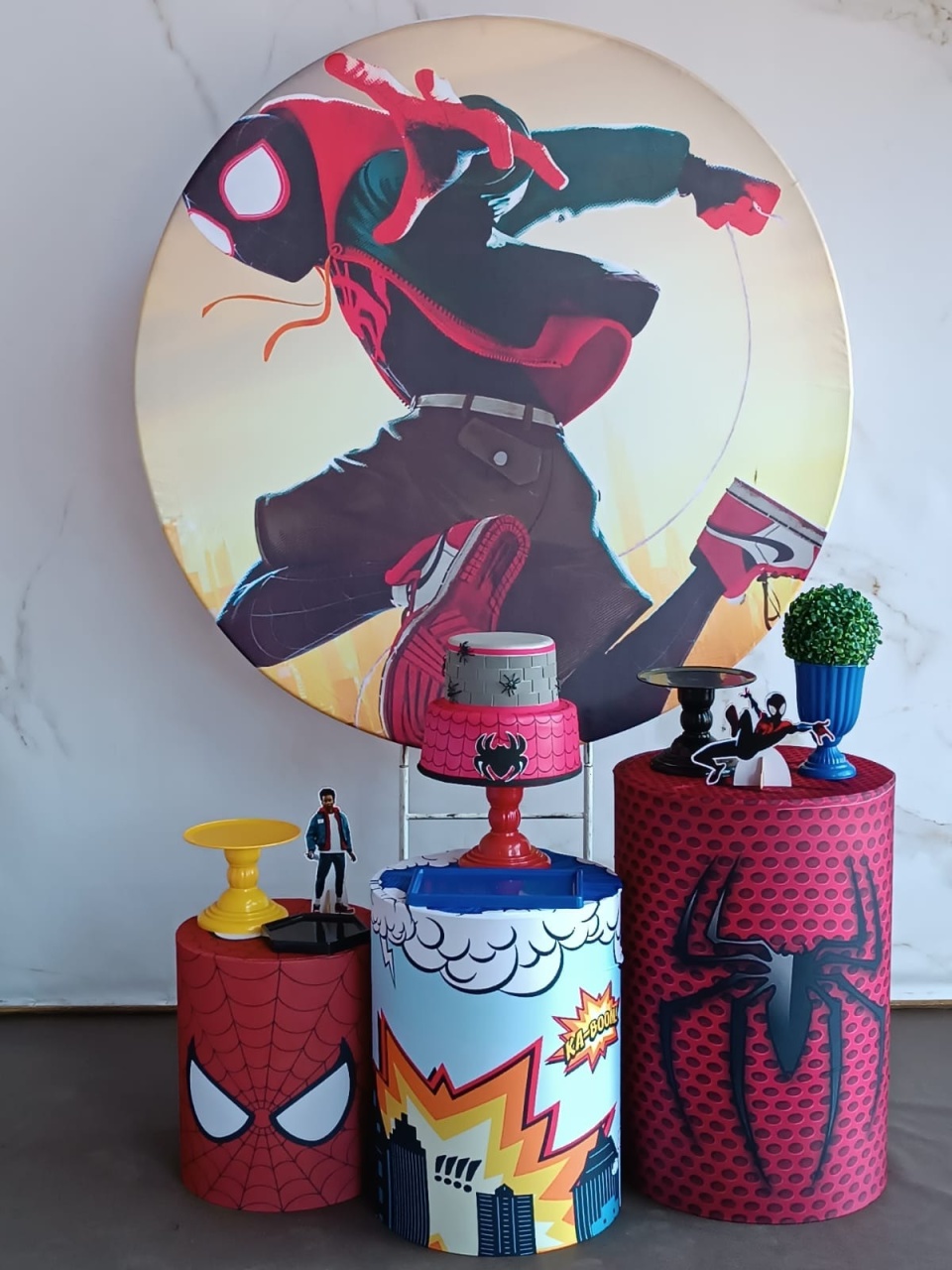  Kit Prata Homem Aranha Negro (1) - Cantinho da Cris Reis