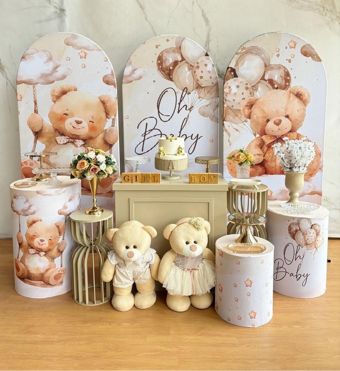 Kit Composição Chá Revelação 17