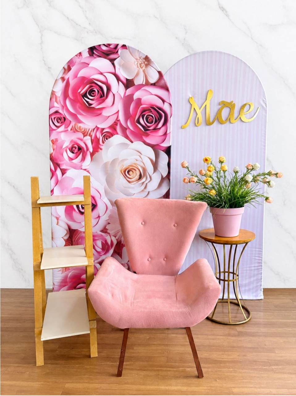 Kit Dia das Mães-Floral Rosa - Cantinho da Cris Reis