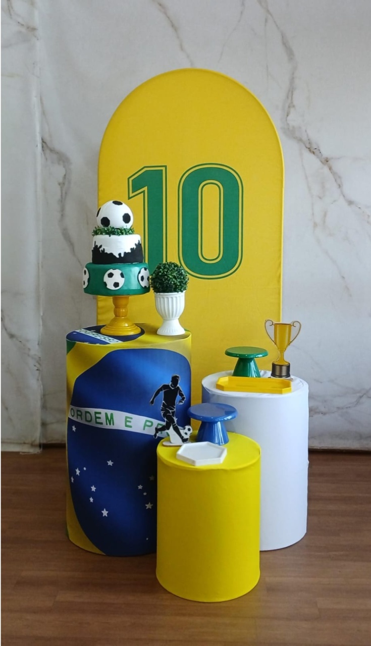 Kit Minimalista Copa Do Mundo - Camisa 10 (2) - Cantinho da Cris Reis