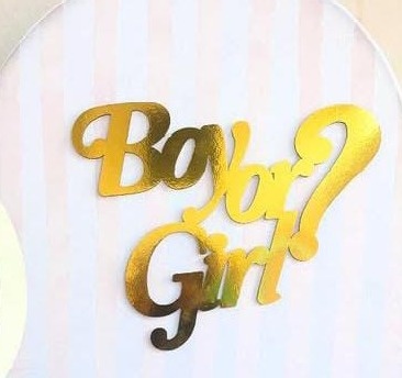 Boy Or Girl- Mdf - Cantinho da Cris Reis