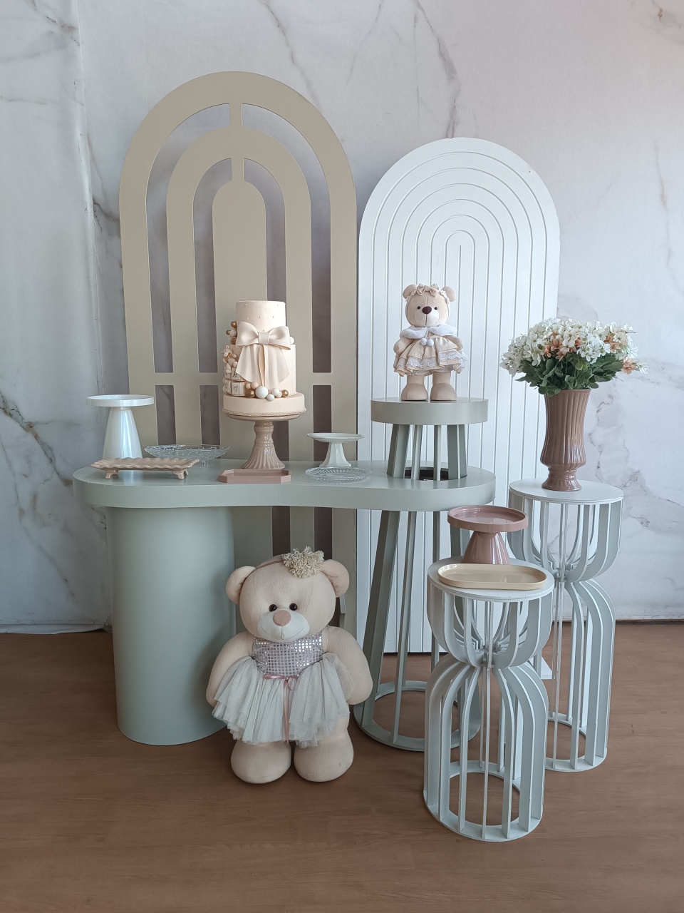 Kit Composição Chá de Bebê Menina  (5) - Cantinho da Cris Reis