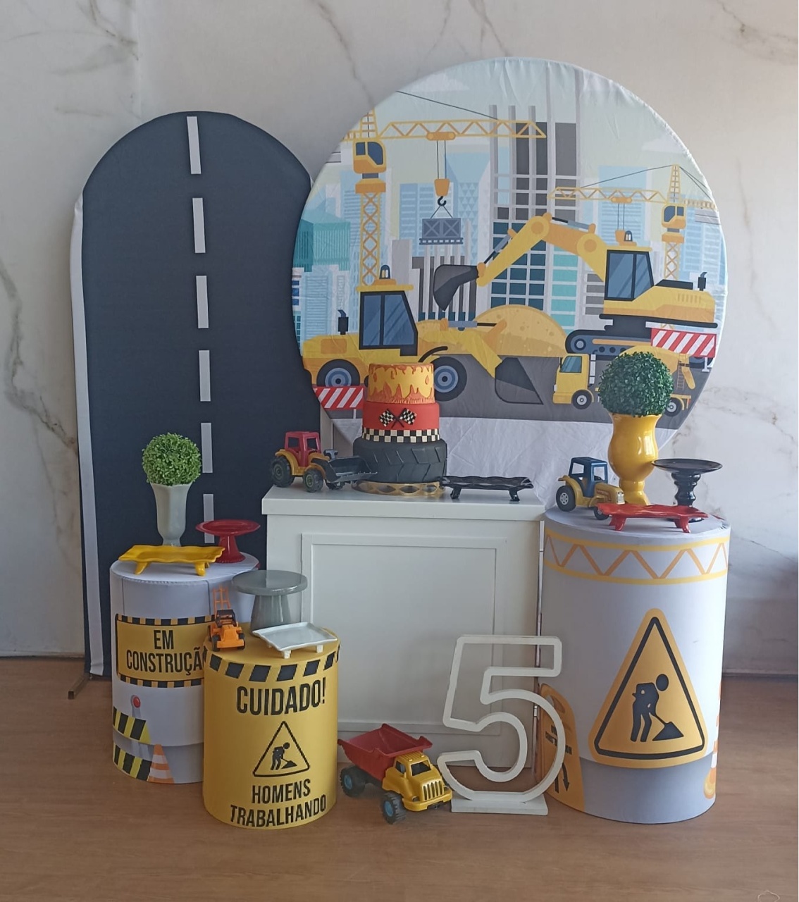 Kit Diamante Trator  - Cantinho da Cris Reis