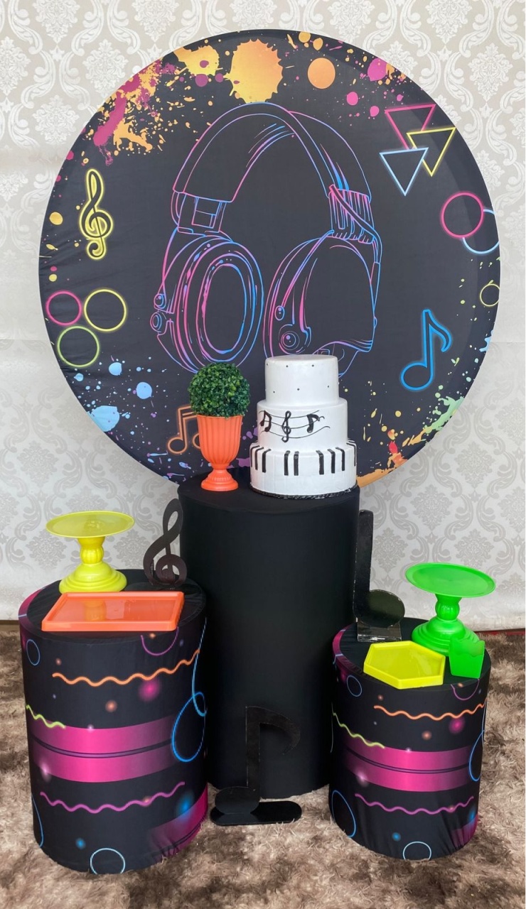 Kit Prata Neon Fone - Cantinho da Cris Reis