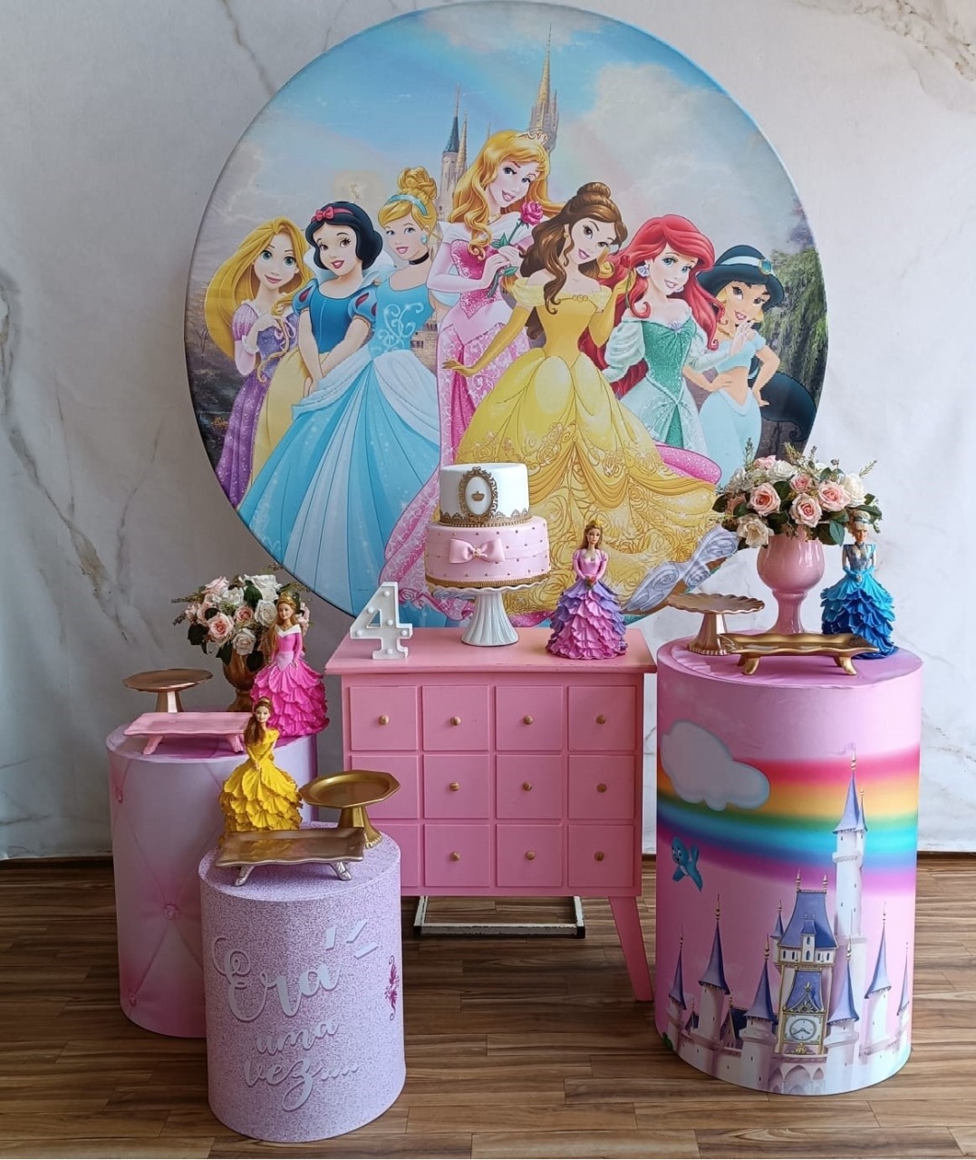 Kit Ouro As Princesas  - Cantinho da Cris Reis