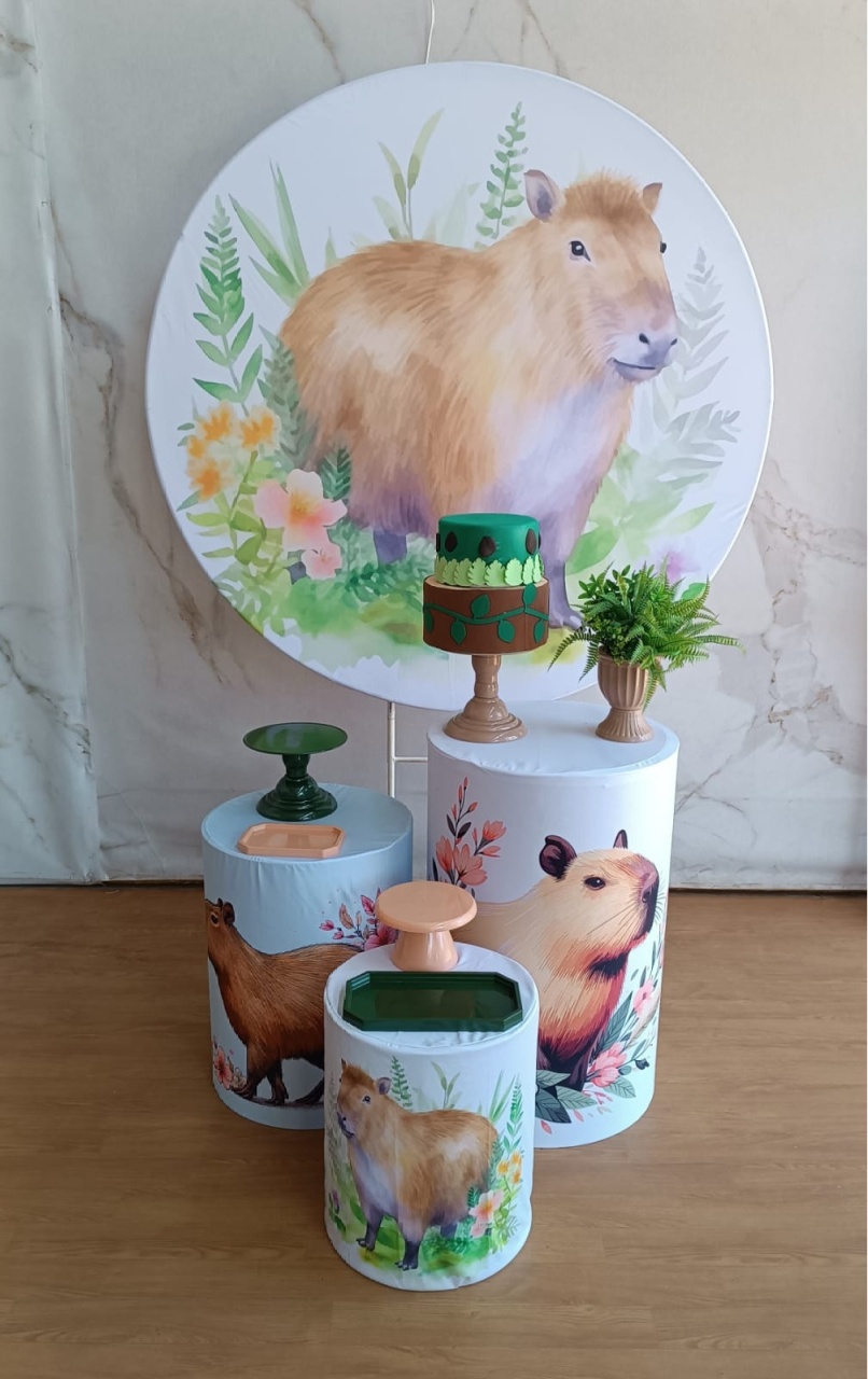 Kit Prata Capivara  - Cantinho da Cris Reis