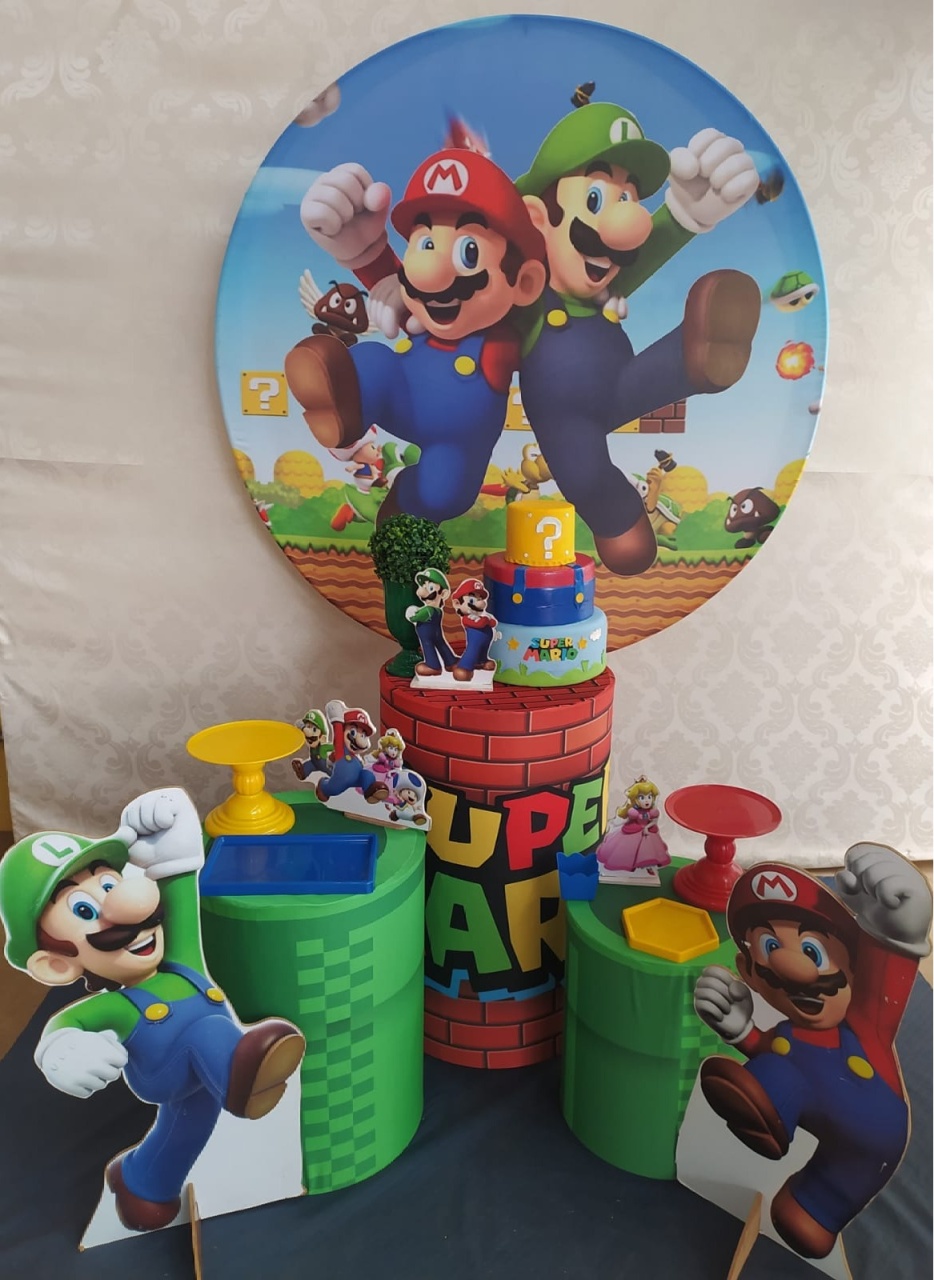 Kit Prata Super Mario (2) - Cantinho da Cris Reis