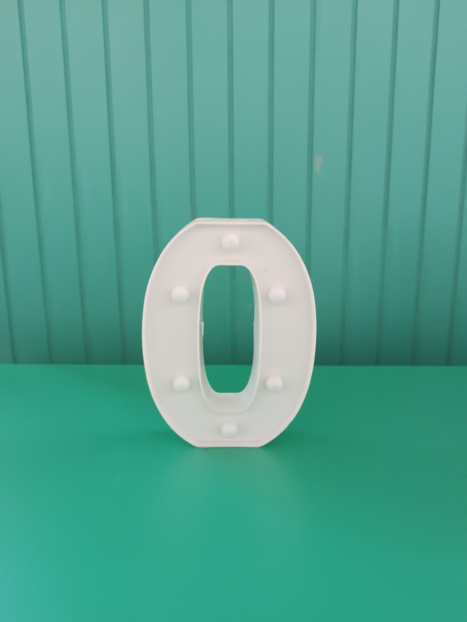 Número 0 Led de Mesa 16Cm - Cantinho da Cris Reis
